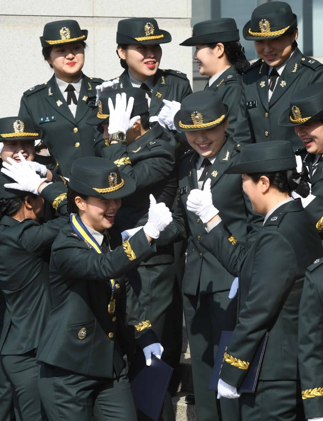 코로나19 여파속 열린, 2020년 학군장교 임관식(ROTC)