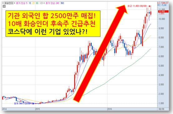 기관과 외국인이 선택한 황금주!!