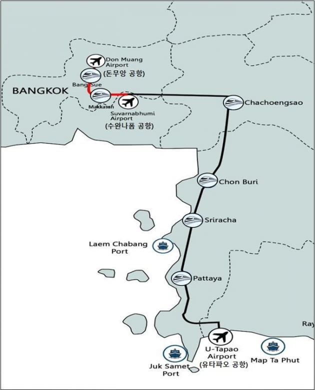  철도공단, 태국 3개 공항 연결 고속철도 사업관리용역 수주