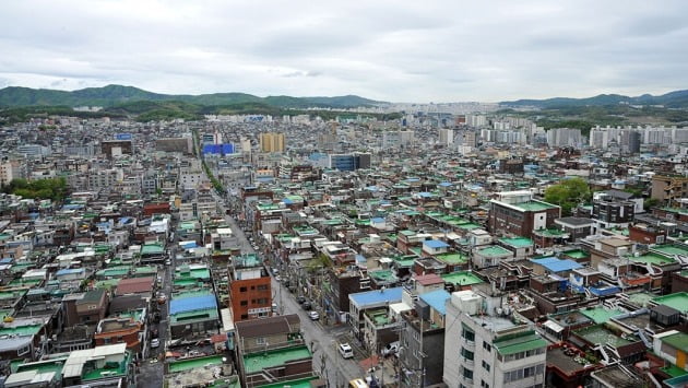 재개발구역이 밀집한 경기 성남 태평동 일대. 한경DB