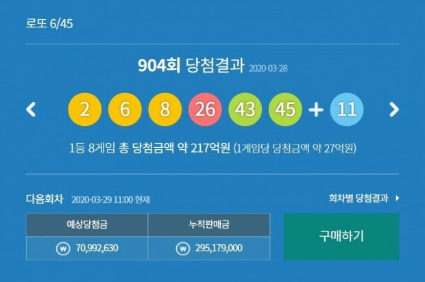 사진=로또복권 운영사 동행복권 홈페이지 캡처