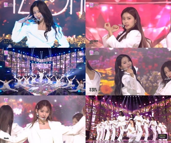 `인기가요` 아이즈원, 꽃보다 더 활짝 핀 미모+매혹적 퍼포먼스 `눈 뗄 수 없는 매력돌`