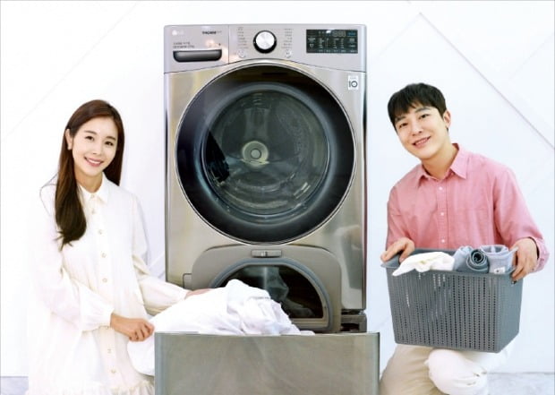 AI가 알아서 빨래 ‘LG 트롬 세탁기 씽큐’