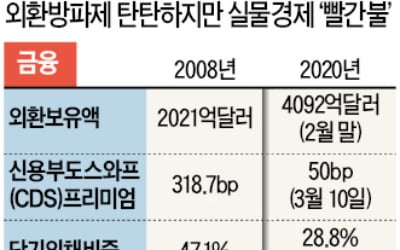 금융위기 때보다 외환방파제 높아졌지만…실물지표는 '경고등'