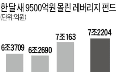 레버리지 상품 거침없이 사들이는 '간 큰' 개미들