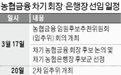 농협금융, 17일 임추위 열어…차기 회장·은행장 선출 본격화