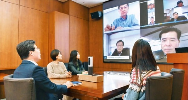 한국무역협회가 구축한 화상 수출상담 회의 시스템. 한국무역협회 제공 