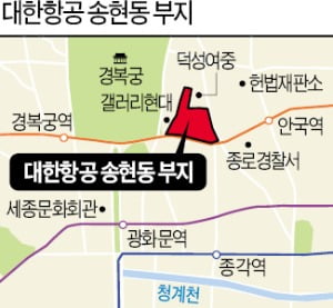 대한항공 소유 송현동 부지…서울시가 사들여 공원 조성