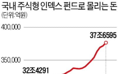 주식형 인덱스펀드에 5兆 몰렸다