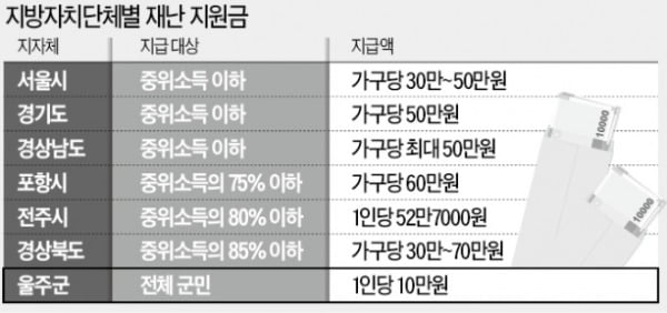 이번엔 '재난소득'…지자체 돈풀기 경쟁 불붙었다