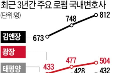 덩치 커진 10대 로펌…김앤장 800명·광장 500명 돌파