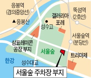 '신흥 부촌' 서울숲 알짜부지 매물로…"최고급 주상복합타운 기대"