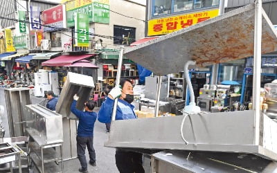 코로나發 서글픈 호황…황학동 철거업체 "돈 잘 벌어도 자영업 파산 보면 마음 아파"