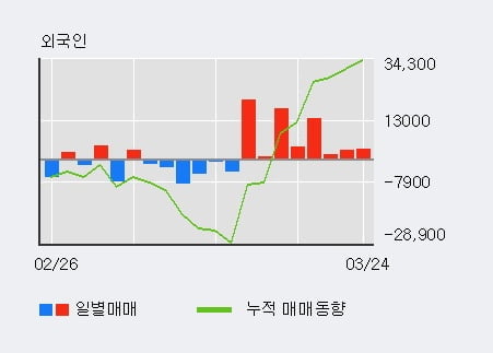 '현대오토에버' 5% 이상 상승, 외국인 8일 연속 순매수(6.3만주)