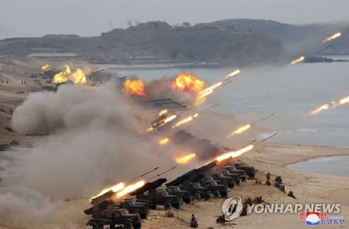 '하노이 노딜' 1주년 맞춘 북한군 합동타격훈련, 규모 가장 적어
