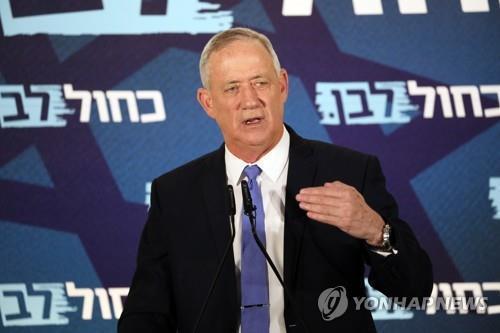 이스라엘 중도파 지도자 간츠, 총리 후보로 지명돼