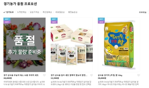 급식납품 농가 돕는 경기도 '친환경 농산물 꾸러미' 판촉 완판