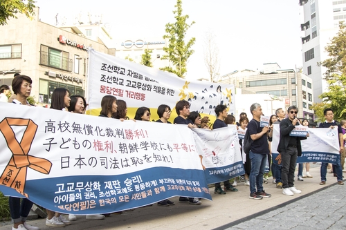 日조선학교 차별 철폐 앞장서는 김명준 몽당연필 사무총장