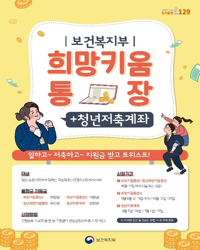 매달 10만원 저축하면 3년 뒤 1440만원 목돈 수령