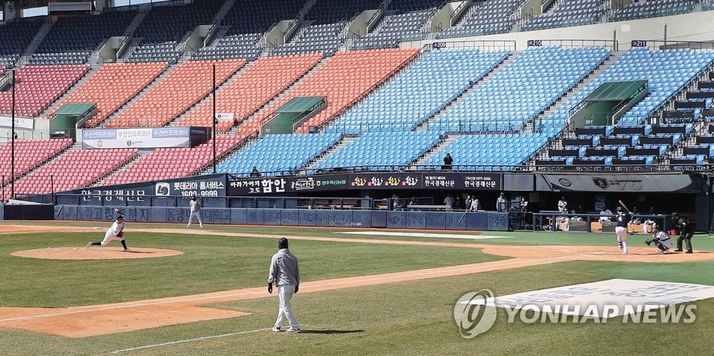 감염 의심자 발생…프로야구 키움·두산, 1·2군 전원 훈련 중단