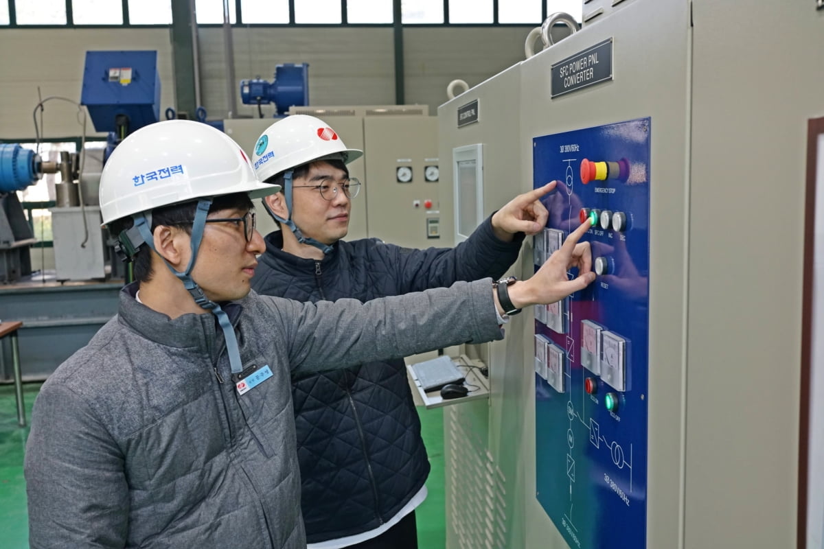 한국전력, 연간 100억원 규모 `가스터빈 기동장치` 국산화