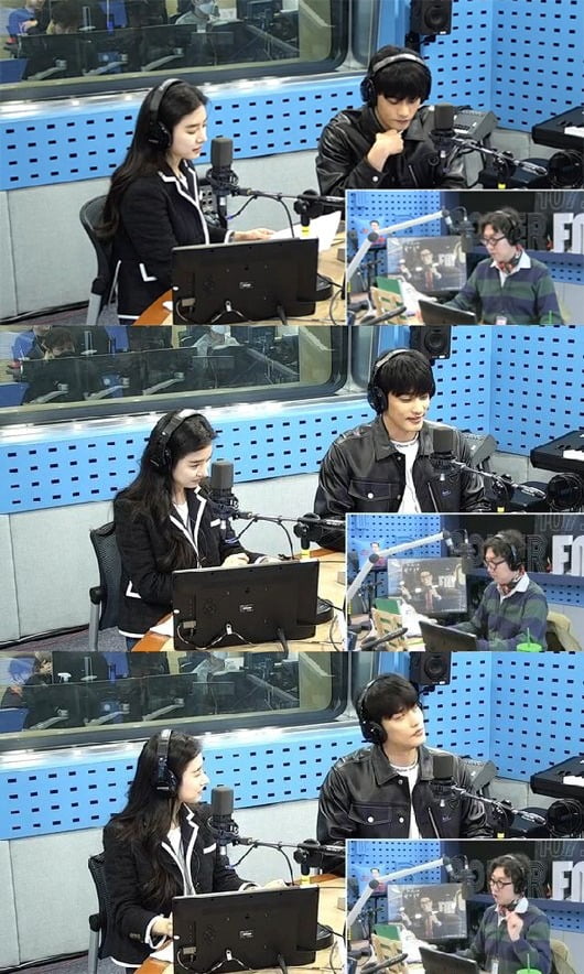 '김영철의 파워FM'에 영화 '사랑하고 있습니까'의 주연 김소은, 성훈이 출연했다. /사진=SBS파워FM '김영철의 파워FM' 방송 캡처