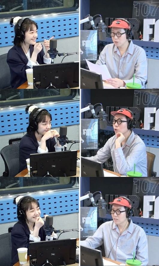 SBS 파워FM '김영철의 파워FM'에 게스트로 나온 배우 소주연. /사진=방송 캡처