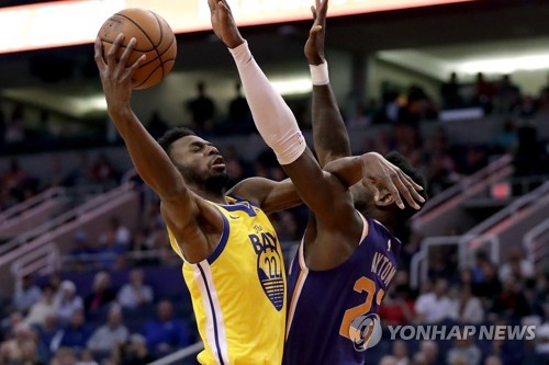 NBA 위긴스, 골든스테이트 이적 후 첫 승…19연패 마감