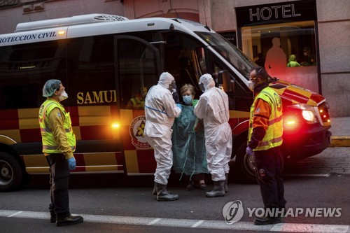 스페인 코로나19 사망자수 3천434명…중국 넘어서
