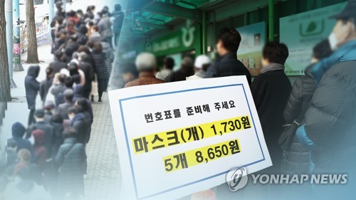 "편의점 공적 마스크 판매, 물량 부족으로 사실상 불가능"