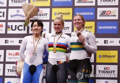 사이클 경륜 이혜진, 한국 첫 세계선수권 은메달 쾌거