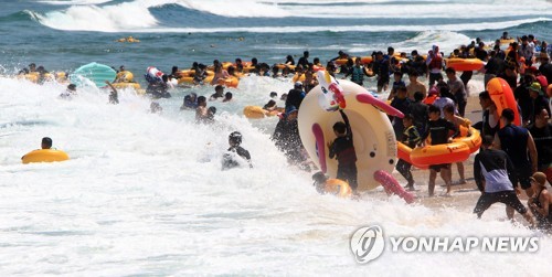 속초해수욕장 119 안전브랜드 해수욕장 선정