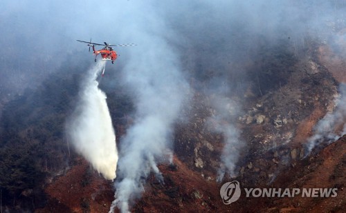 강원도 산불 위기 경보 '주의' 발령…기동단속반 운영