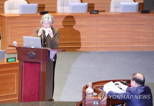 강경화 "강제징용 배상, 한일 입장차 커…시간 소요 불가피"