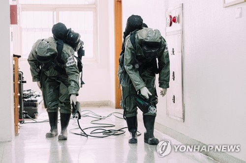 경북대·대구국군병원 방역에 화생방 방호 전문부대 투입