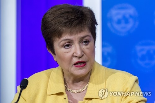 IMF 총재 "세계경제 올해 축소 후 내년 회복 예상"