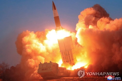 외신, 북한 발사체 발사에 '대미 압박·내부 결속' 해석 분분