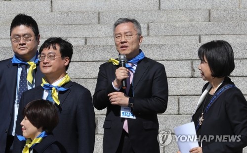 정봉주 "민주와 총선까지 전략적 이별"…김의겸 "빨리 한몸돼야"(종합3보)