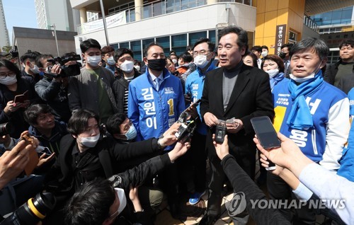 이낙연 호남·이인영 인천서 지원유세…"정부 성공 도와달라"(종합2보)