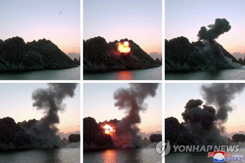 북한, 어제 '초대형 방사포 사격' 발표…공개사진과 달라 '혼선'