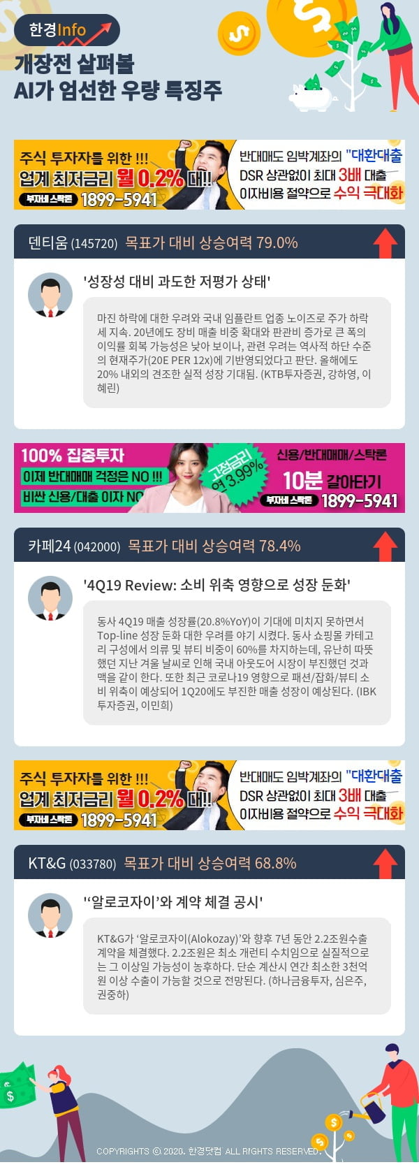 개장전 살펴볼 AI가 엄선한 우량 특징주