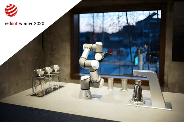 커피 타는 협동로봇, 독일 레드닷 디자인 어워드 2020 수상