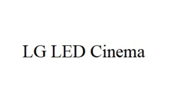지난 3월 31일 LG전자가 출원한 'LG LED CINEMA'/사진=키프리스 캡처