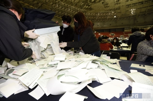 [포토] 제21대 국회의원선거 개표