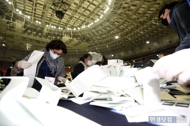 [포토] 제21대 국회의원 선거 개표 시작
