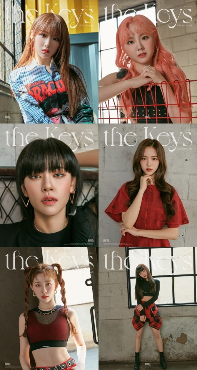 ‘28일 컴백’ 공원소녀, 새 EP앨범 ‘the Keys’ 콘셉트 포토 6色 개인컷 공개