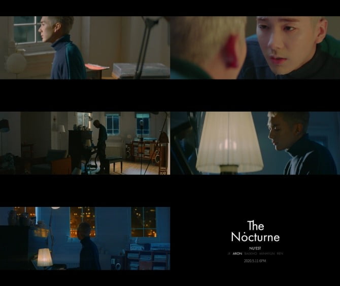 뉴이스트 아론, 새 앨범 ‘The Nocturne’ 트레일러 영상 공개…분위기 극대화