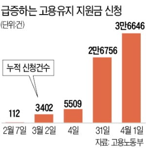 직원 집에서 쉬게 해야 나오는 고용유지 지원금