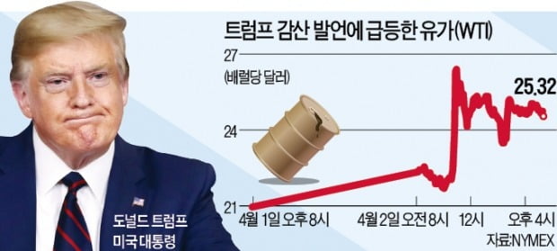 유가 불지른 트럼프의 '감산 트윗'…정작 푸틴·빈 살만은 딴소리