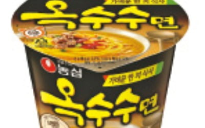 농심, 용기면 신제품 '옥수수면'